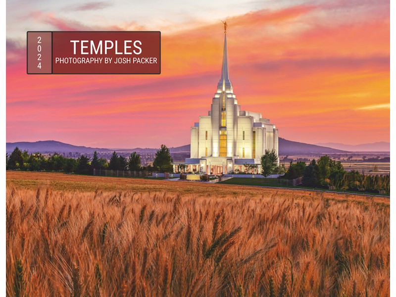 2025 Temples Calendar Josh Packer Photography